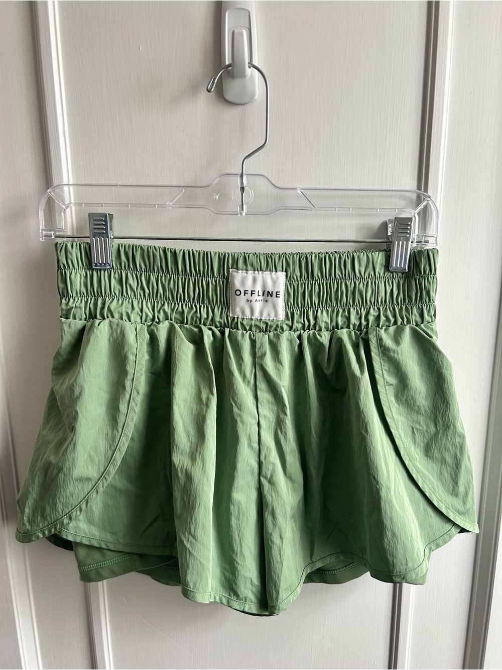 Aerie OFFLINE The Hugger Champ Shorts Green